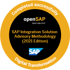 Record of achievement SAP Integration Solution Advisory Methodology