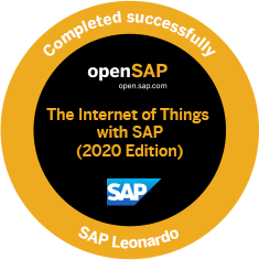 Record of achievement The Internet of Things with SAP